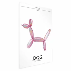 shumee Poster - Holo-Dog - Barvit pes v retro slogu