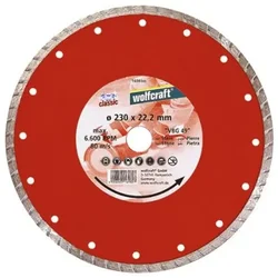 Dijamantska rezna ploča Classic-Turbo O 230 x 22,23 WOLFCRAFT