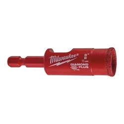 Milwaukee Dijamantska burgija Diamond Plus za suvo/mokro bušenje 15mm