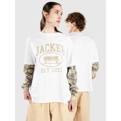 Jacker College Sweat Camo Long Sleeve T-Shirt white
