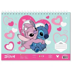 BLOK RISAĆI 40LIS. PLUS  ŠABLONA I NALJEPNICE STITCH DIAKAKIS 000564983