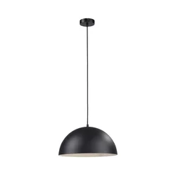 Schöner Wohnen 11728-18 - Luster na sajli ALI 1xE27/25W/230V prečnik 38 cm crna
