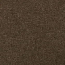 Vzglavje postelje temno rjavo 90x5x118/128 cm blago
