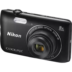 NIKON A300 20.1 MP CCD 8x optical Black