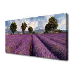 tulup.si Slika na platnu Drevo travnik narava 140x70 cm