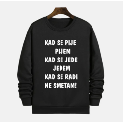 MAFIMI Duks Kad se radi ne smetam, Crni