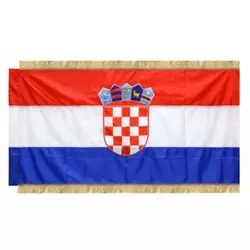 Zastava Republike Hrvatske 200 x 100 cm, s resicama, svečana