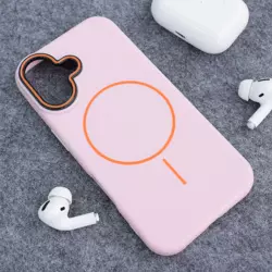 Maska Mag Case Summer Beats za iPhone 16 roze narandzasta