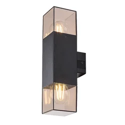 RABALUX Loanda Spoljna zidna lampa, IP54, 2xE27, 60W, Crna