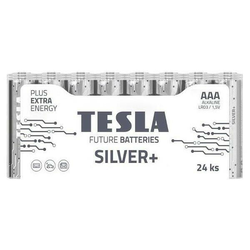 TESLA BATERIJE AAA SILVER  24 MULTIPACK (LR03 / KRČENJE 24 KOSOV)