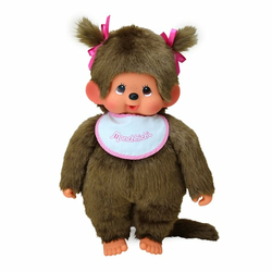 Monchhichi Mončiči dekle z dvema kitama 45cm