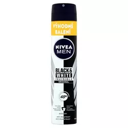 Nivea Muški dezodorans Black&White Invisible Original 82242/60012352, 200ml
