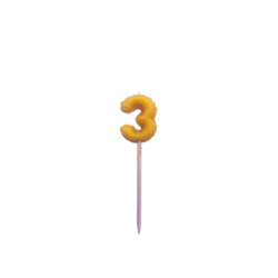2BEES®? Rojstnodnevna svečka številka 3 - balon