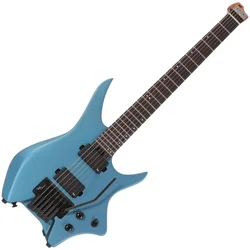 HILS Guitars HN5 NEXT Metallic Electric Blue Kitara headless (Poškodovano)
