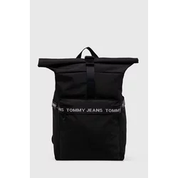 Nahrbtnik Tommy Jeans Tjm Essential Rolltop Bp AM0AM11176 Črna
