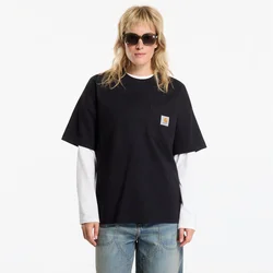 Majice Carhartt WIP S/S Work Pocket T-Shirt UNISEX Black L
