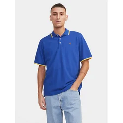 Jack & Jones Polo majica Bluwin 12169064 Modra Regular Fit