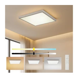 Brilagi - LED prigušiva kupatilska svetiljka FRAME SMART LED/50W/230V 60x60 IP44 + daljinski upravljač