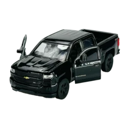 shumee WELLY 2017 CHEVROLET SILVERADO ČRNE 1:34 43750