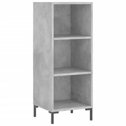 Komoda siva boja betona 34,5x32,5x90 cm od konstruiranog drva