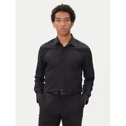 HUGO Srajca Elisha02 50544981 Črna Slim Fit