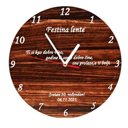 Personalizirani sat kao poklon za 50. rođendan Š1711