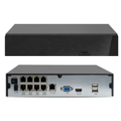 GEMBIRD NVR-P3008QT-POE 8CH GMB 8 kanala do 8 megapiksela H.265 HI EASY App Onvif P2P, iCloud do 6TB, POE
