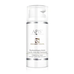 EXCLUSIVE TERAPIS - Krema za Lice za Posvetljivanje Kože sa biserom, Zlatnim Algama i Kavijarom - 100 ml | APIS COSMETICS | Kozmo