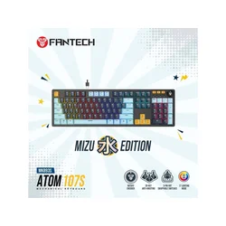 FANTECH Tastatura Mehanička Gaming MK893S RGB Atom 107S MIZU Blue (Blue switch)