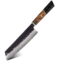 Damaskasti kuhinjski nož AI-37313 - Kiritsuke / Zelena KP37313