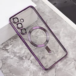 Maska za telefon Magsafe Lux za Samsung S721B Galaxy S24 FE, Ljubičasta