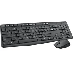 Logitech MK235 wireless desktop USB gray YU