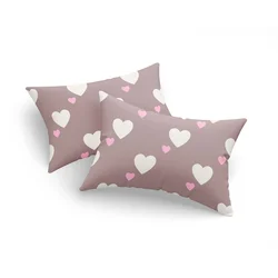 Lessentiel Maison Set jastuka Herz, Prljavo roze