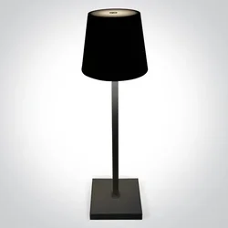 STOLNA LAMPA 3,5W WW PUNJIVA PREKO USB IP54 DIMM CRNA