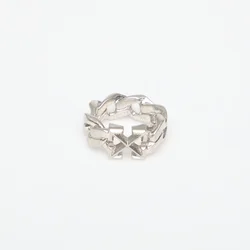 Prstan Off-White Arrow Ring Silver/ No Color 62