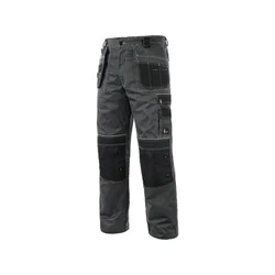 Canis Radne pantalone do struka orion teodor plus sivo-crne vel.52 ( 66291 )