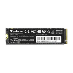 Verbatim Vi3000 SSD 256 GB M.2 PCIe Gen3 NVME 2280 (3300/1500 MB/s)