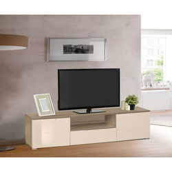 NISKA KOMODA 165/42/40 cm bež, sonoma hrast