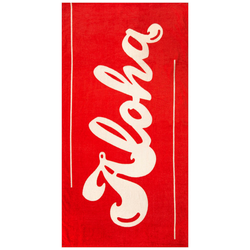 PEŠKIR ZA PLAŽU 75/150 cm , crvena