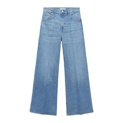 MANGO Kavbojke ELISE moder denim