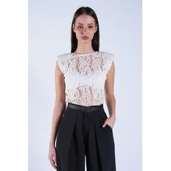 Trend Alacati Stili Ženska bluza Alc-X15108, Bela