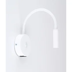 LED zidna lampa LAGOS sa USB portom, 1x G9/3W/5V, bela