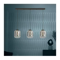 Eglo 390104 - Luster na sajli BULCIAGO 3xE27/40W/230V dimna