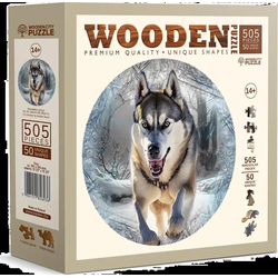 Wooden city - Puzzle Tečeči volk - 500 kosov
