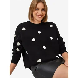 Bianco Lucci Pulover Pullover črna