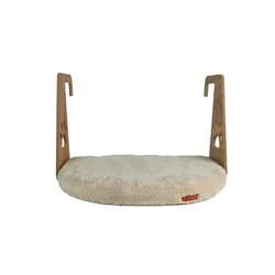 Paws & Whiskers Ležaljka za mačke sa ramom za radijator, 52 × 35 cm, Krem