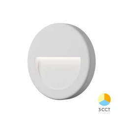Braytron Zidna rasveta BRY-VEKTA-B-KRUG-BELA-3W-3U1-IP65
