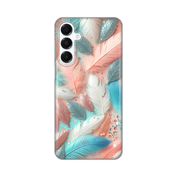 Maska za Samsung Galaxy A16 Pastel Feathers Silikonska Print