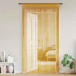 Nižaste zavjese 2 kom zlatne 140x250 cm