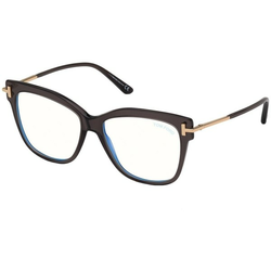 TOM FORD Okvir za naočare Blue Block 0FT5704-B 2054, Ženski, Crni